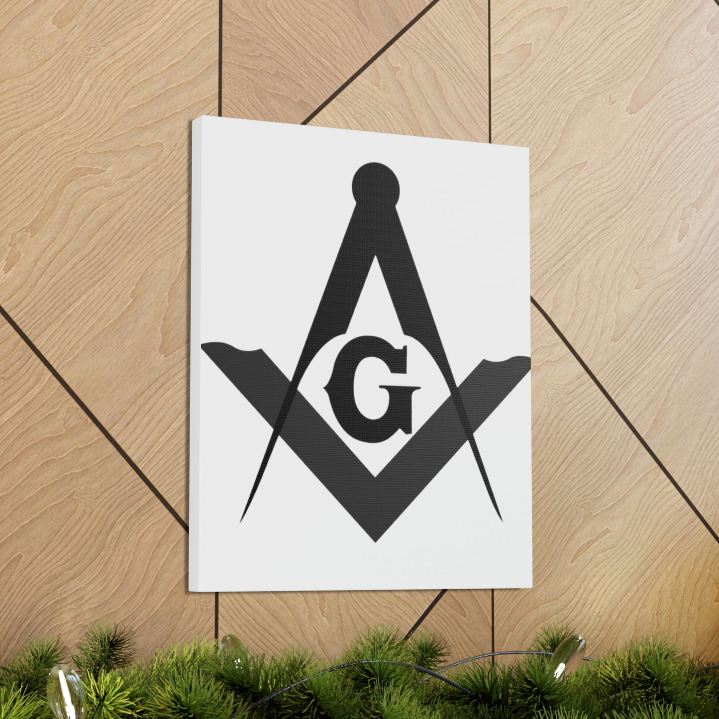 Square and Compasses Canvas