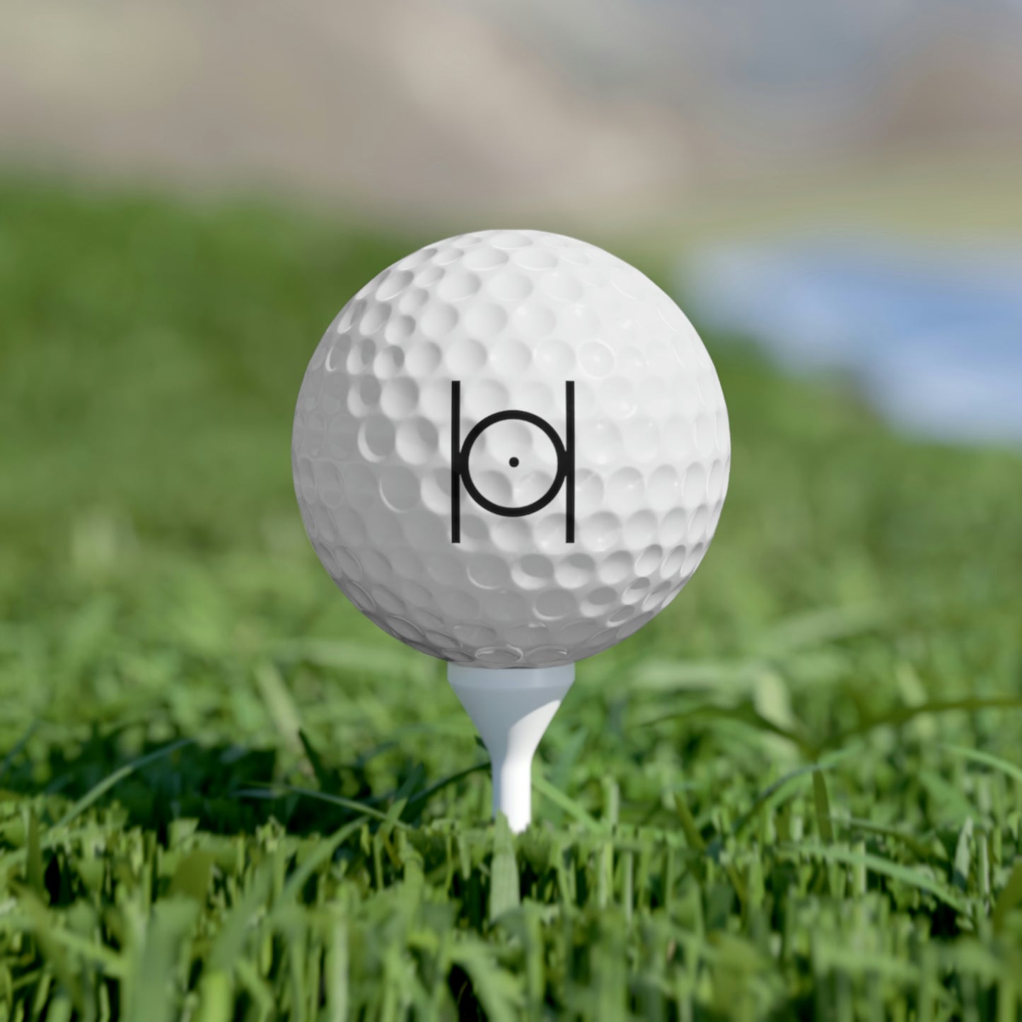 Point in Circle Golf Balls, 6pcs