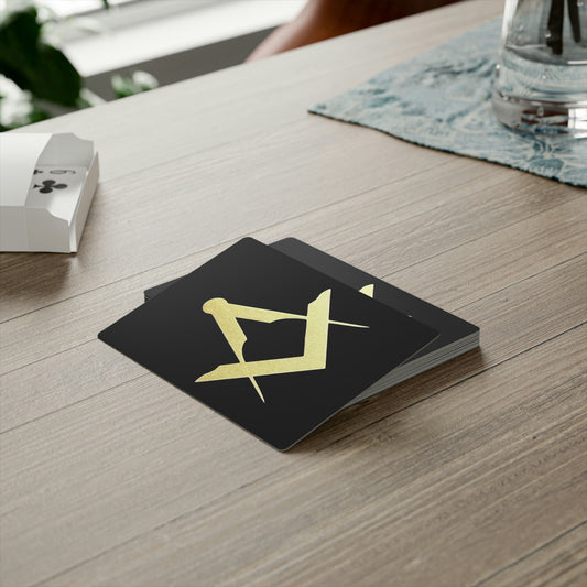 Euro Square and Compasses Poker Cards