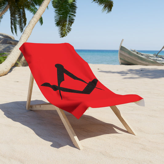Euro Square and Compasses Beach Towel