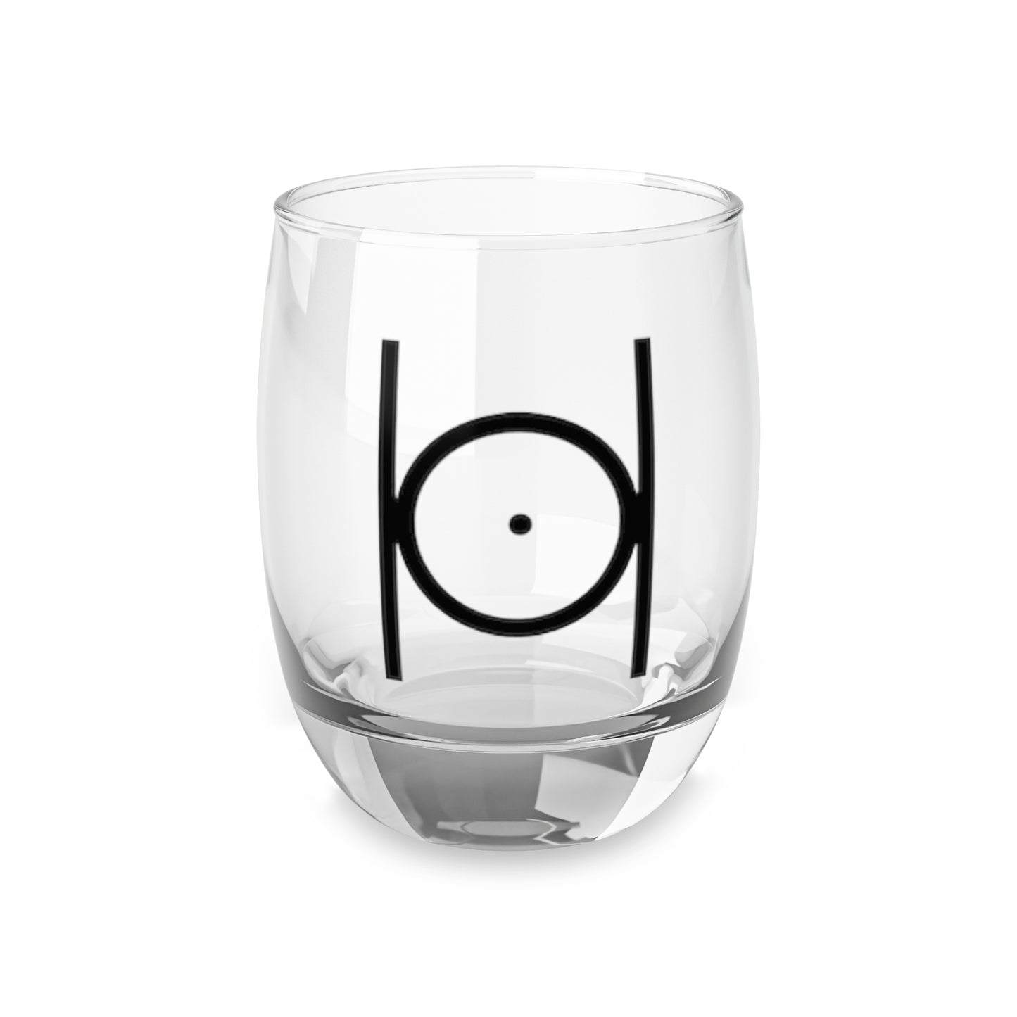 Point in Circle Whiskey Glass