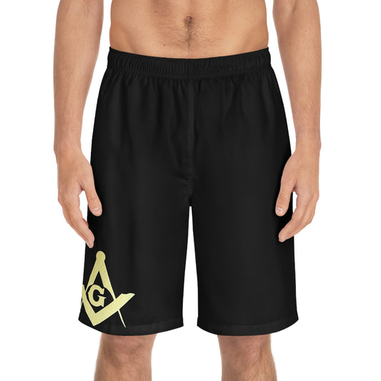 Square and Compass Men's Board Shorts (AOP)