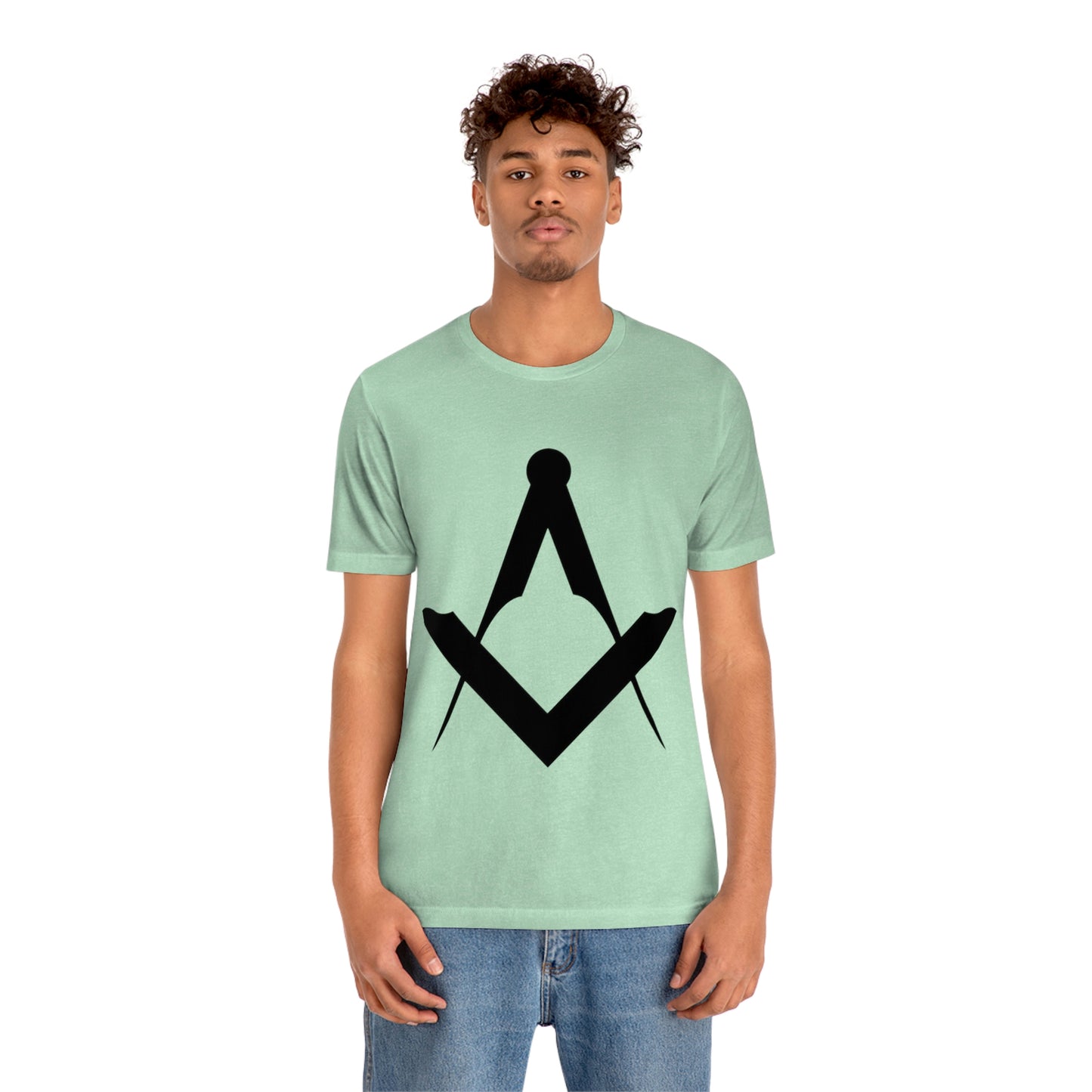 Euro Square and Compasses Jersey Short Sleeve Tee