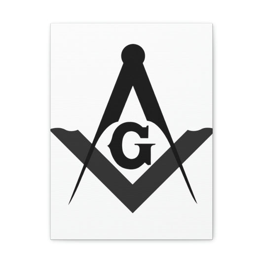 Square and Compasses Canvas