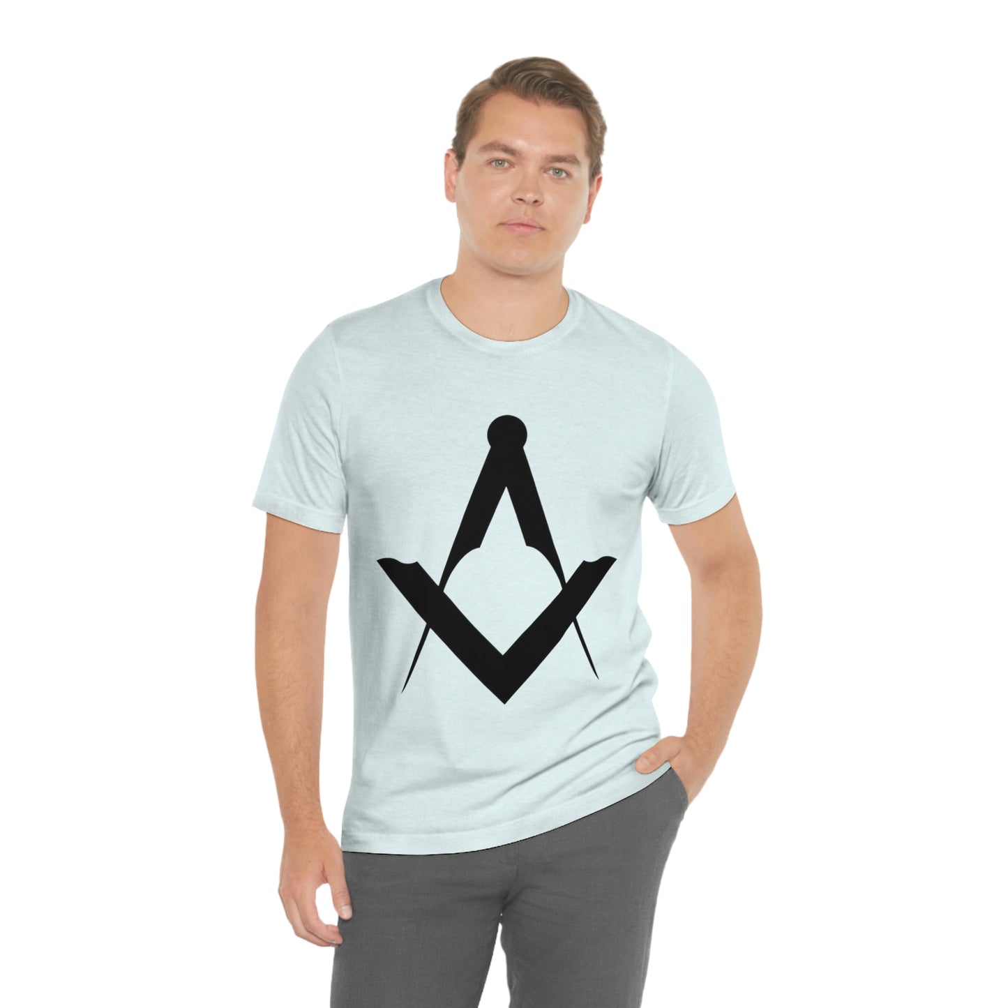 Euro Square and Compasses Jersey Short Sleeve Tee