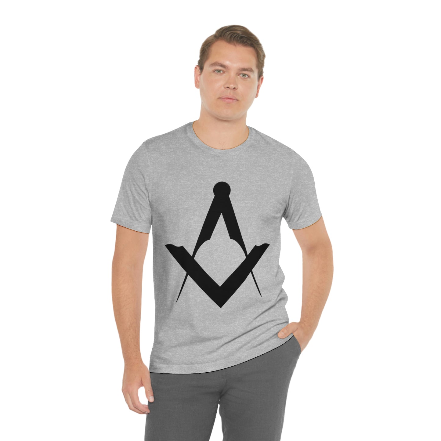 Euro Square and Compasses Jersey Short Sleeve Tee