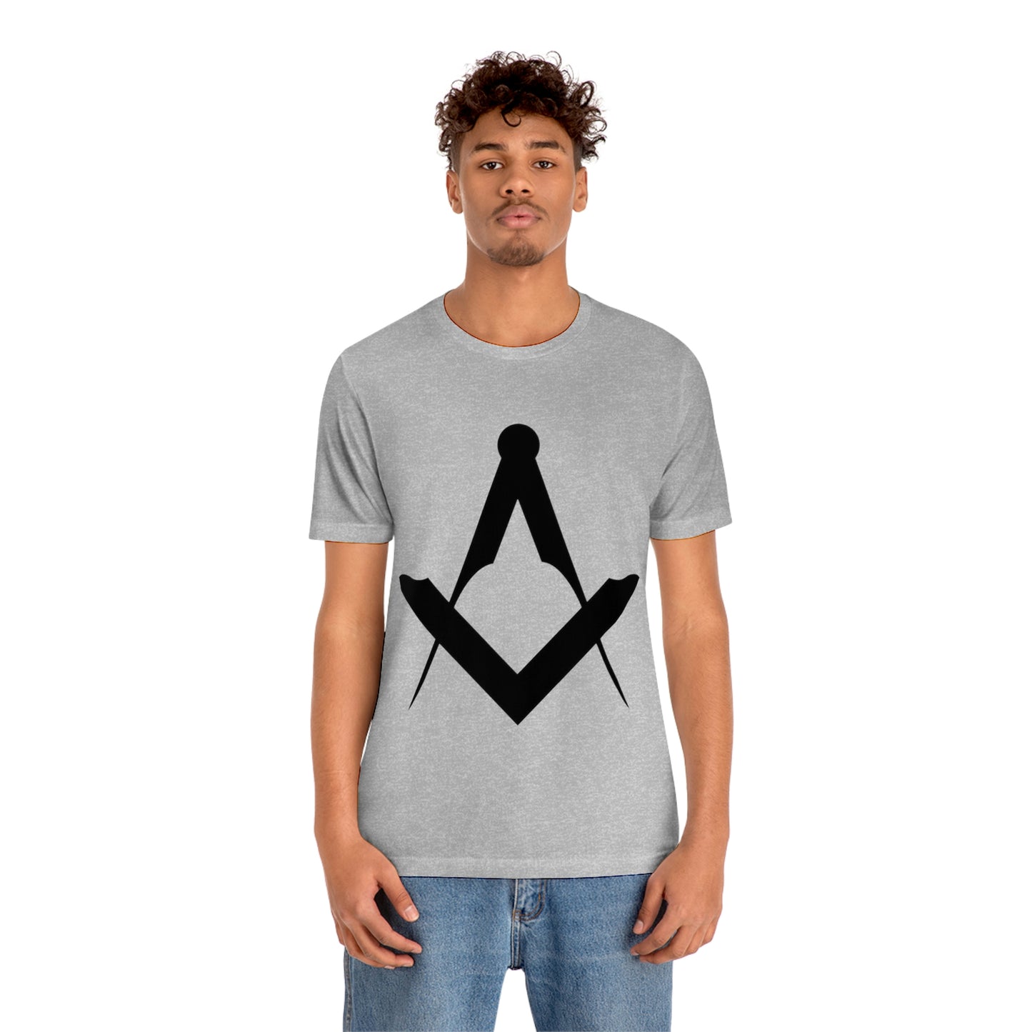 Euro Square and Compasses Jersey Short Sleeve Tee