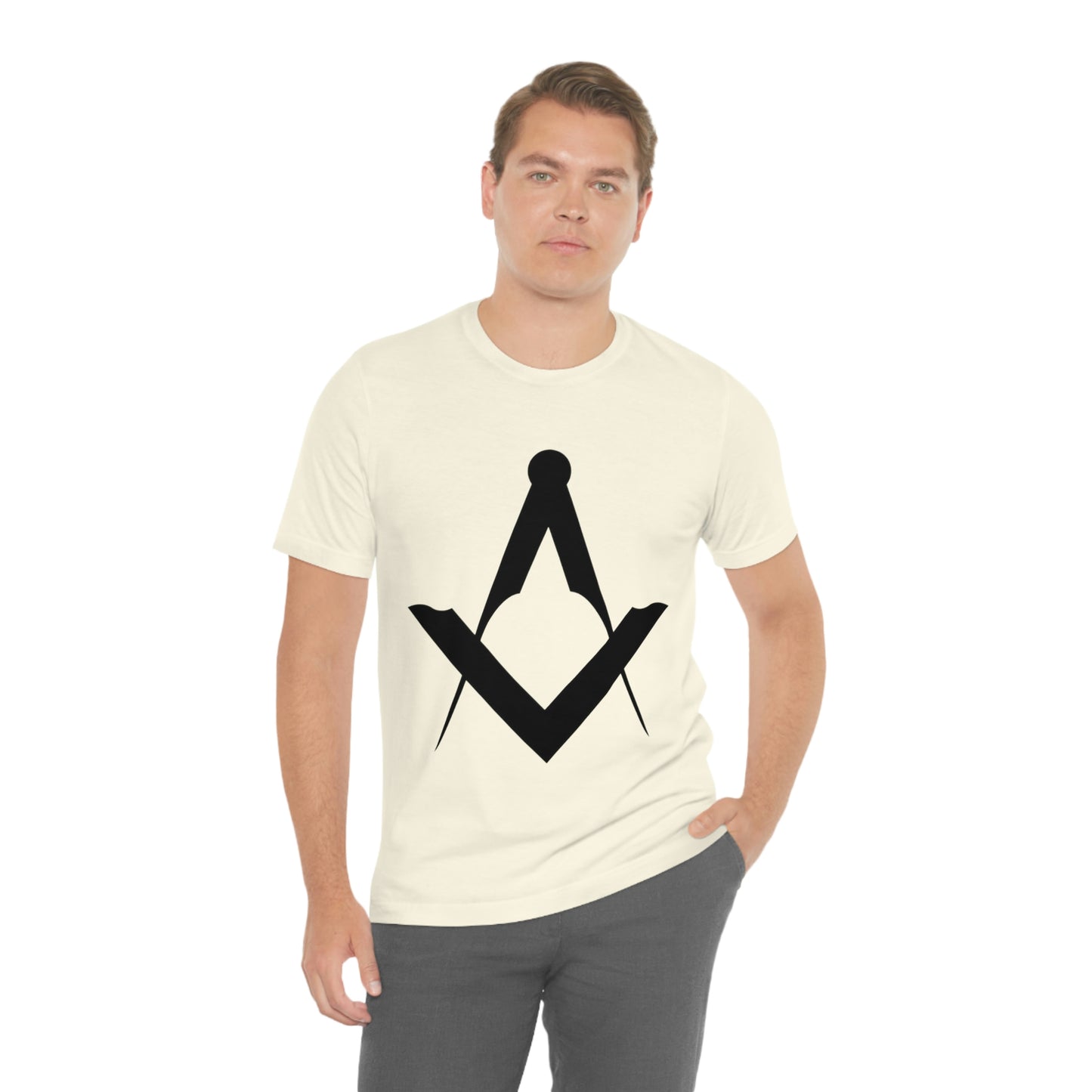 Euro Square and Compasses Jersey Short Sleeve Tee