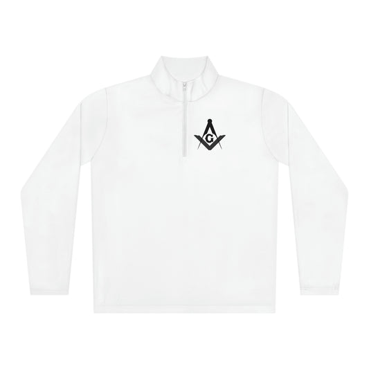 Square and Compass Quarter-Zip Pullover
